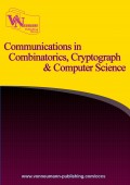 Communications in Combinatorics, Cryptography & Computer Science